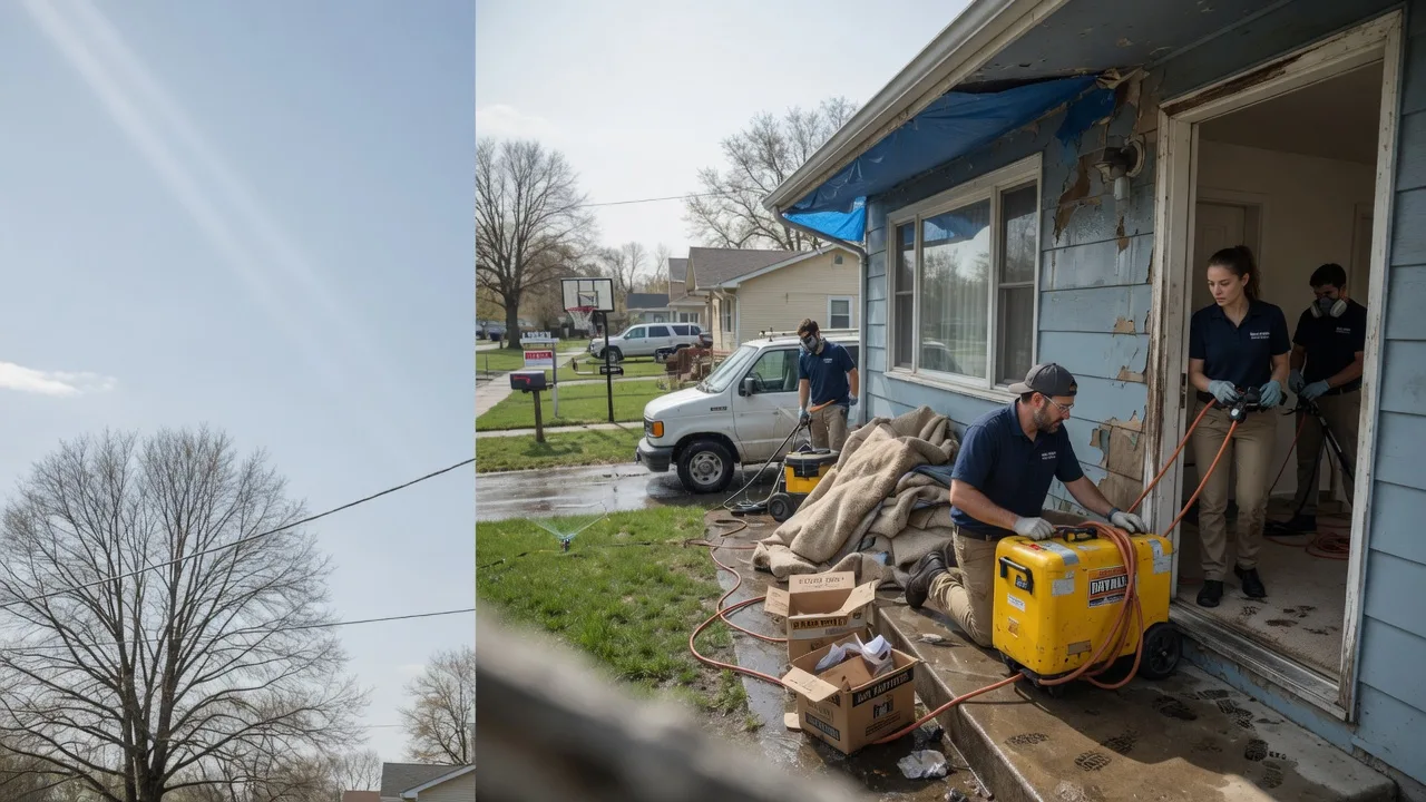 Basement Flood Cleanup in Claysville, PA near me